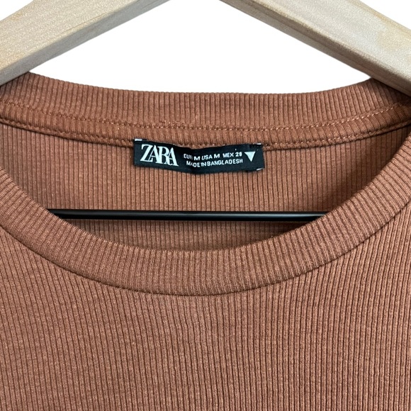 Zara Ruched Ribbed Dress - Picture 6 of 6